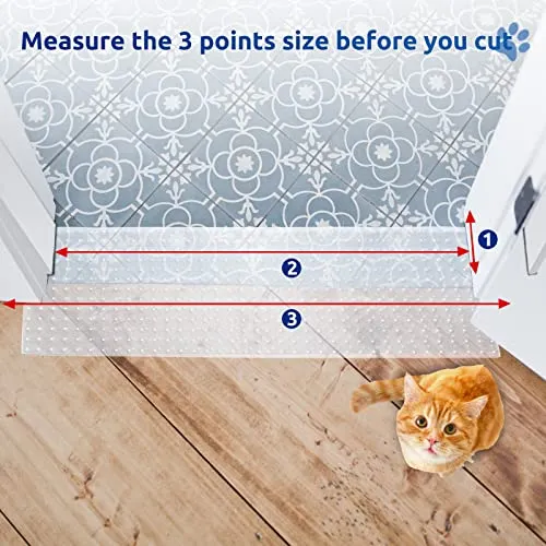 197''*11.8'' Cat Scratch Furniture Protectors,Single-Sided Sticky Couch Protector for Cats,Transparency Couch Protector from Cat Scratching,Sofa Corner Training Tape Deterrent (1 roll-197''*11.8'')