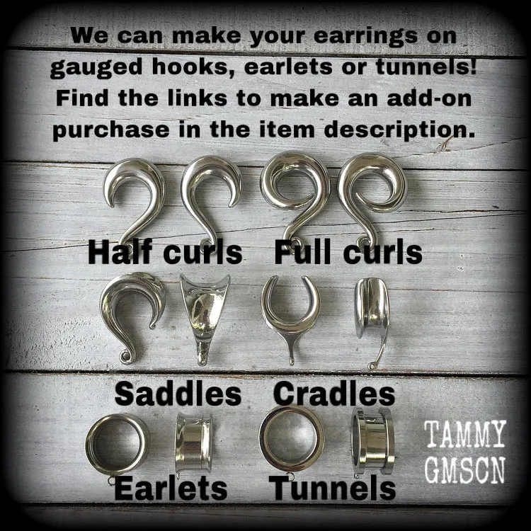 Balloon dog earrings-Balloon animal earrings
