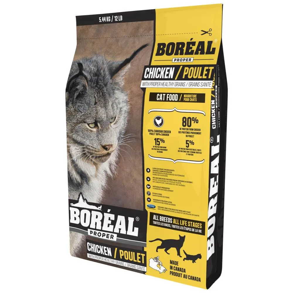Boreal Proper Chicken With Proper Healthy Grains Dry Cat Food
