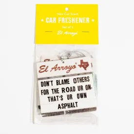 Car Air Freshener (2 Pack) - Ur Own Asphalt