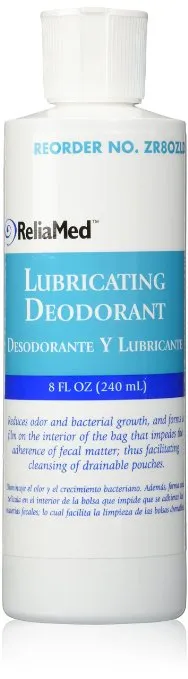 Cardinal Health Essentials Ostomy Lubricating Deodorant, 8 oz, 2 Pack