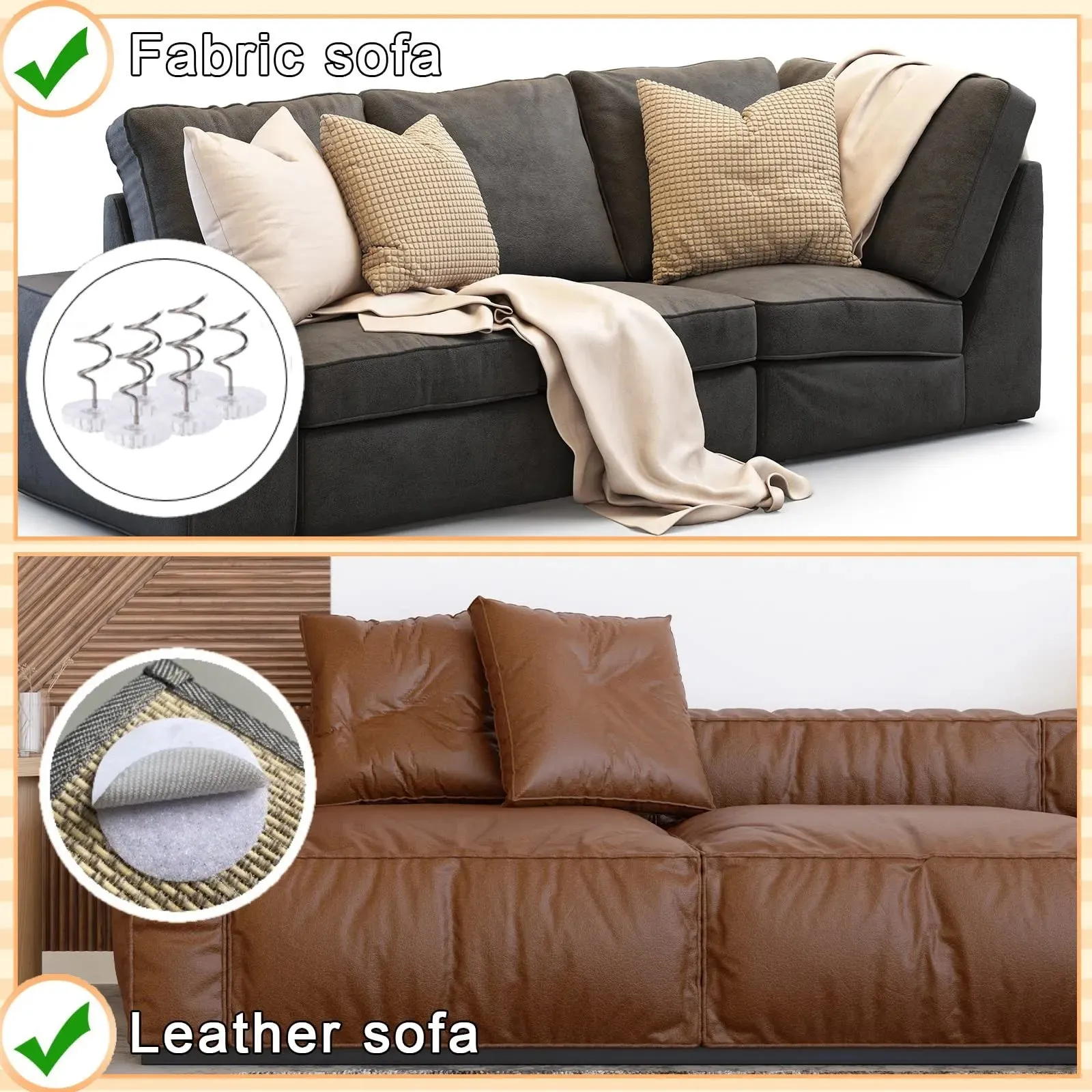 Cat Tree Scratching Claw Post - Pet Cat Couch Scratch Guards, Mat Scraper Protector Sofa for Cats, Scratcher Paw Pads, Pet Furniture