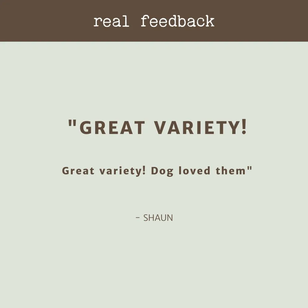 Don't Be A Jerky (Jerky Variety Pack with Novel Proteins)