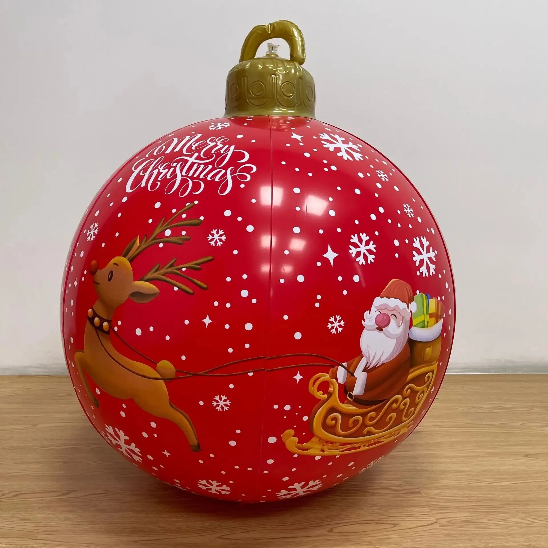 Giant Inflatable Christmas Ornament - Christmas Decoration Outdoor Inflatable Ball