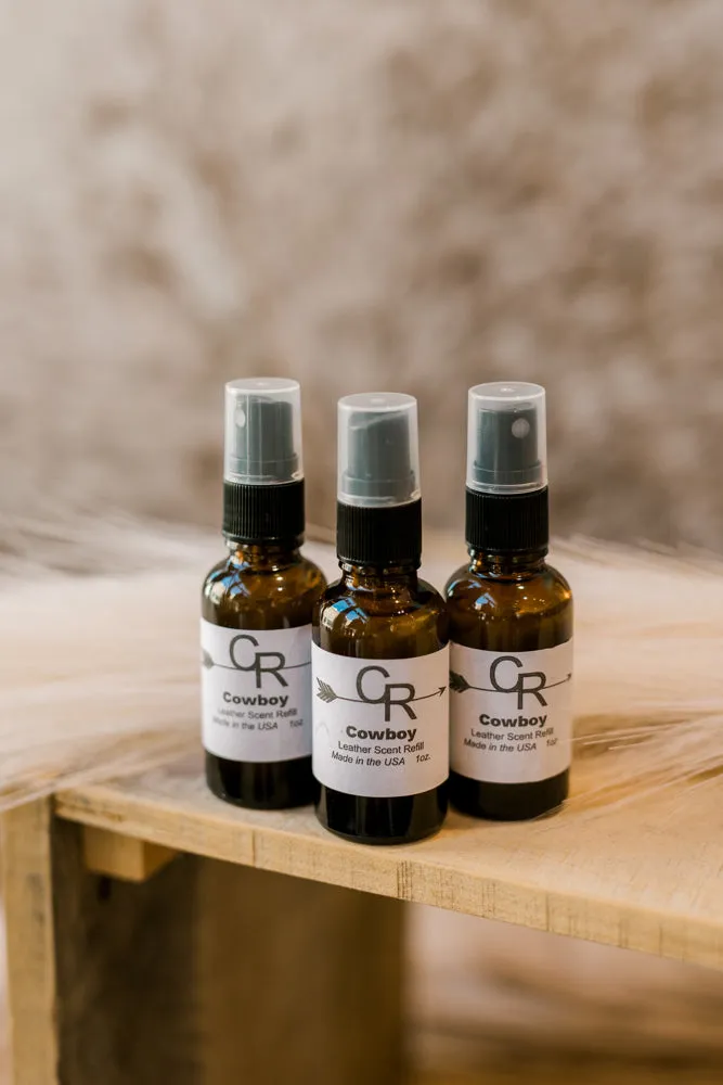 Leather Air Freshener Scent Refill [Cowboy Scent]