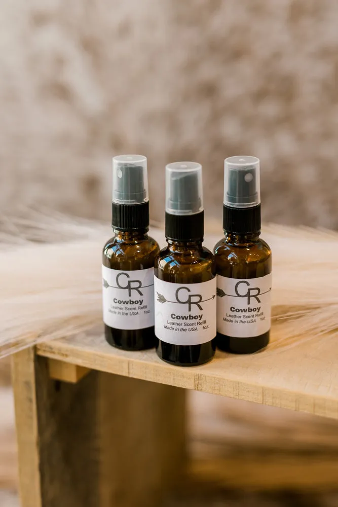 Leather Air Freshener Scent Refill [Cowboy Scent]