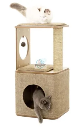 Lulu’s World Lu-Cubox High Cat House in Oldish Color