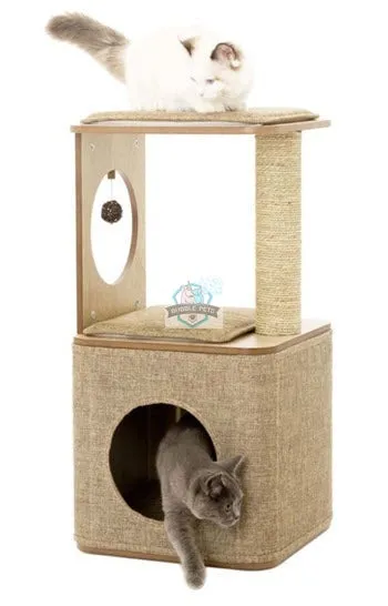 Lulu’s World Lu-Cubox High Cat House in Oldish Color