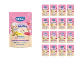 MOOCHIE CREAMY BROTH WITH TUNA & KANIKAMA 40gX16 POUCHS