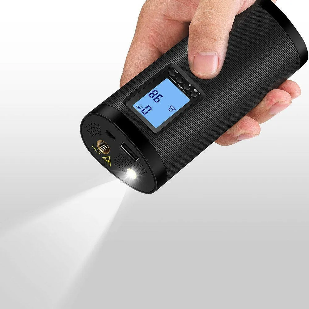 Portable Air Compressor Mini Rechargeable Electric Air Inflator Intelligent Multi-Function Air Pump For Ball And Car Bike Tires