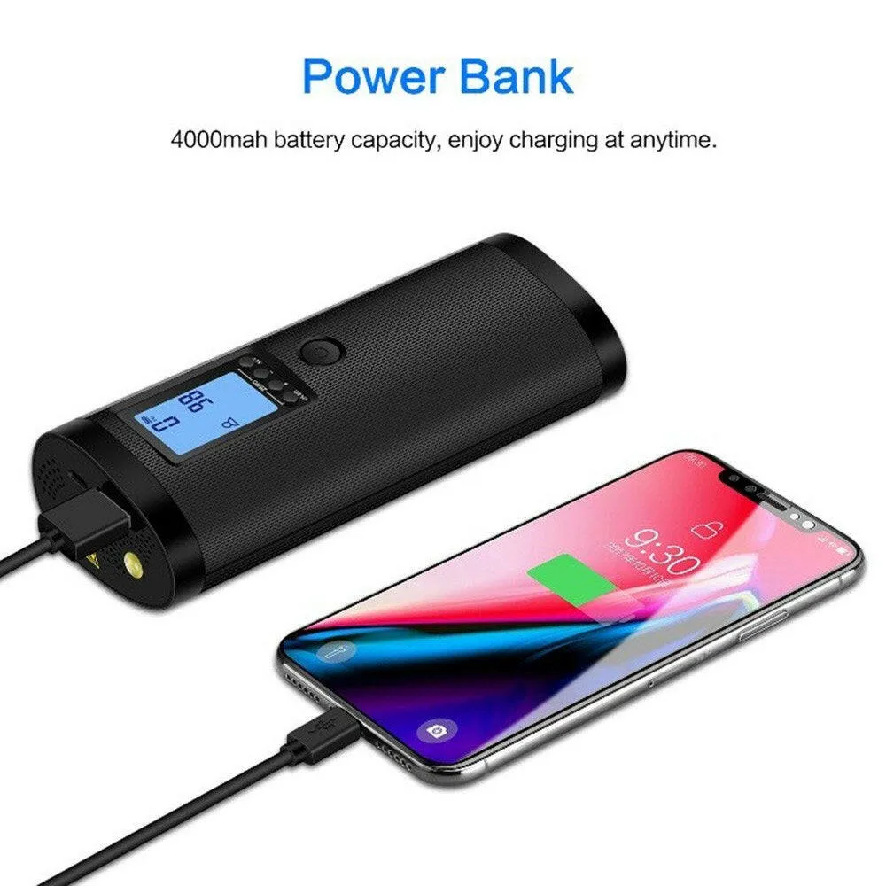 Portable Air Compressor Mini Rechargeable Electric Air Inflator Intelligent Multi-Function Air Pump For Ball And Car Bike Tires