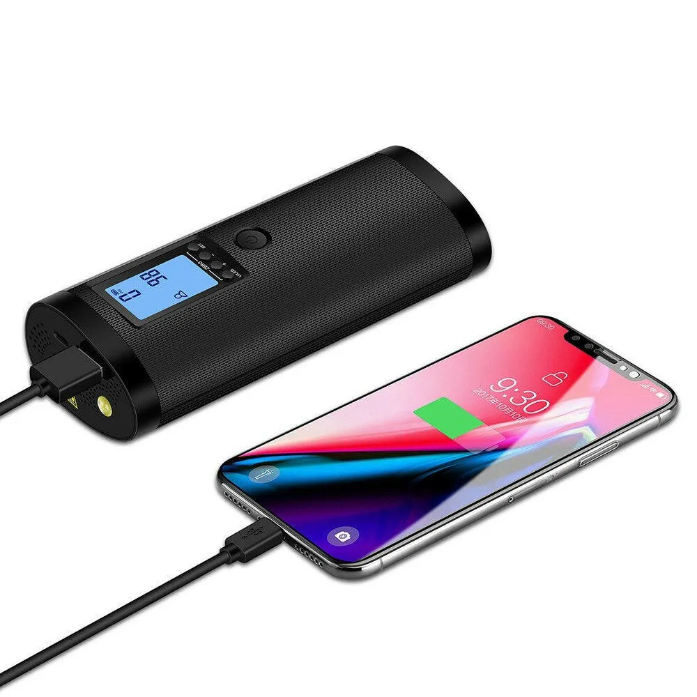 Portable Air Compressor Mini Rechargeable Electric Air Inflator Intelligent Multi-Function Air Pump For Ball And Car Bike Tires