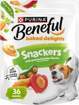 Purina Beneful Baked Delights Snackers Dog Treats, 36 OZ
