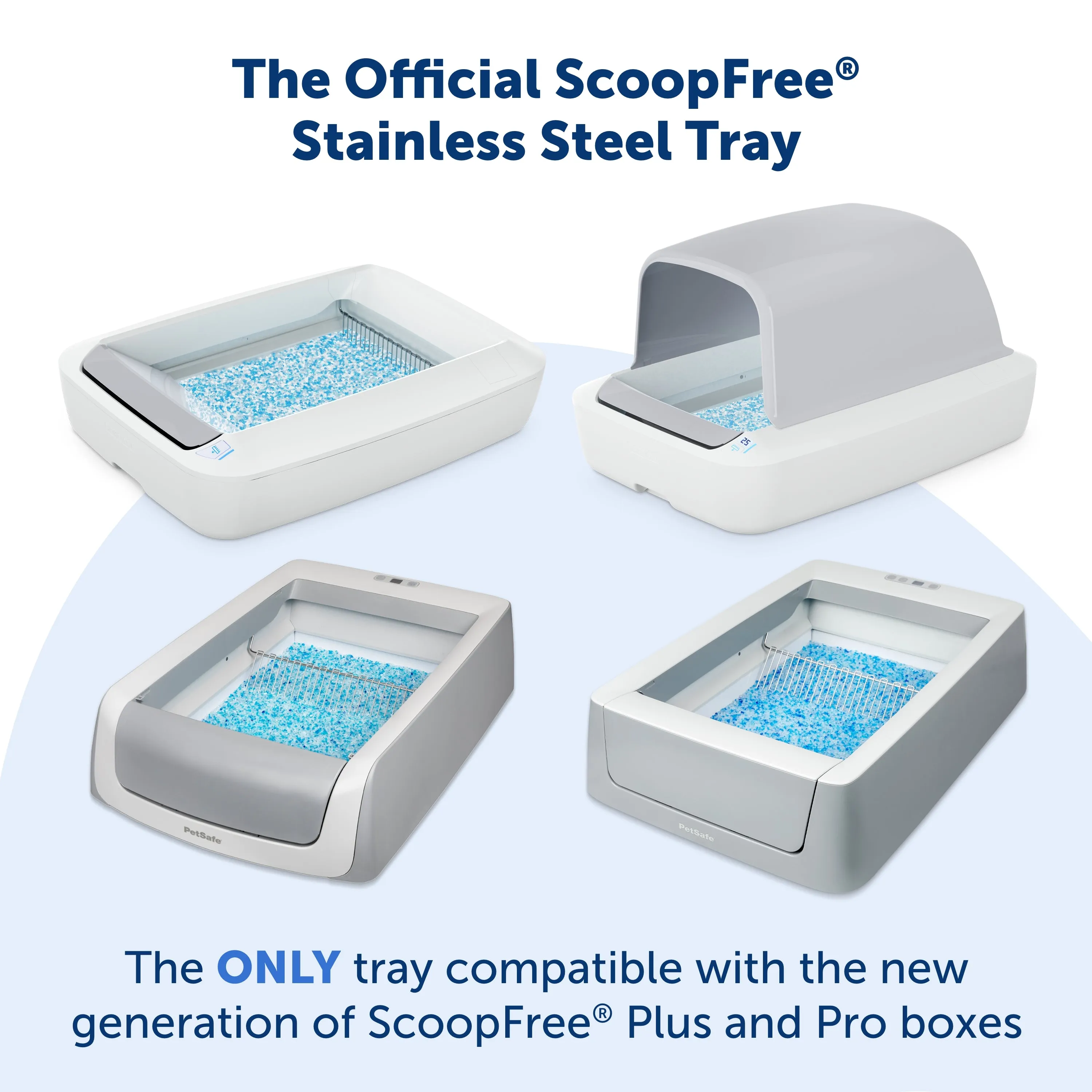 ScoopFree® Stainless Steel Reusable Cat Litter Tray