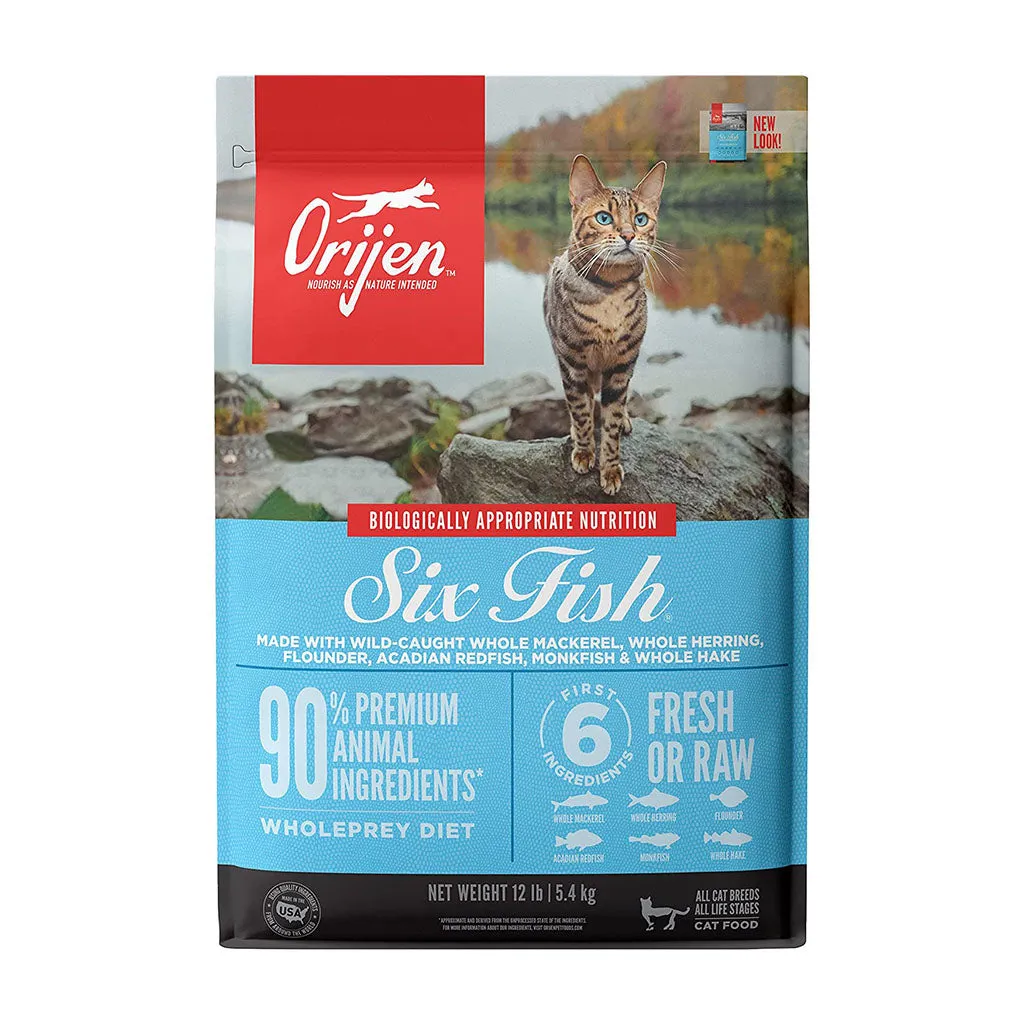 Six Fish for Cats Grain Free Dry Food