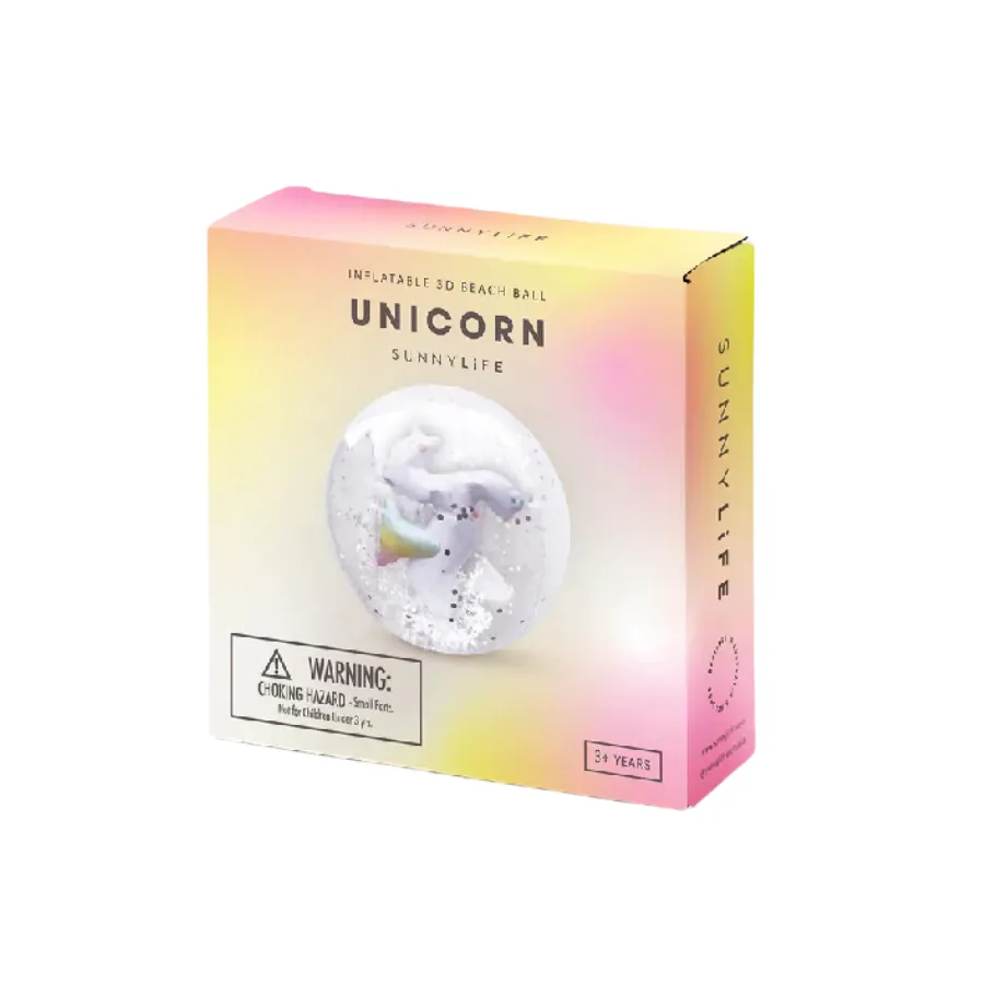 Sunnylife 3D inflatables Beach Ball Unicorn S2PB3DUN
