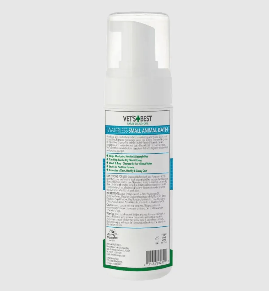 Vet's Best | Small Pet Care | Waterless Bath - 150ml