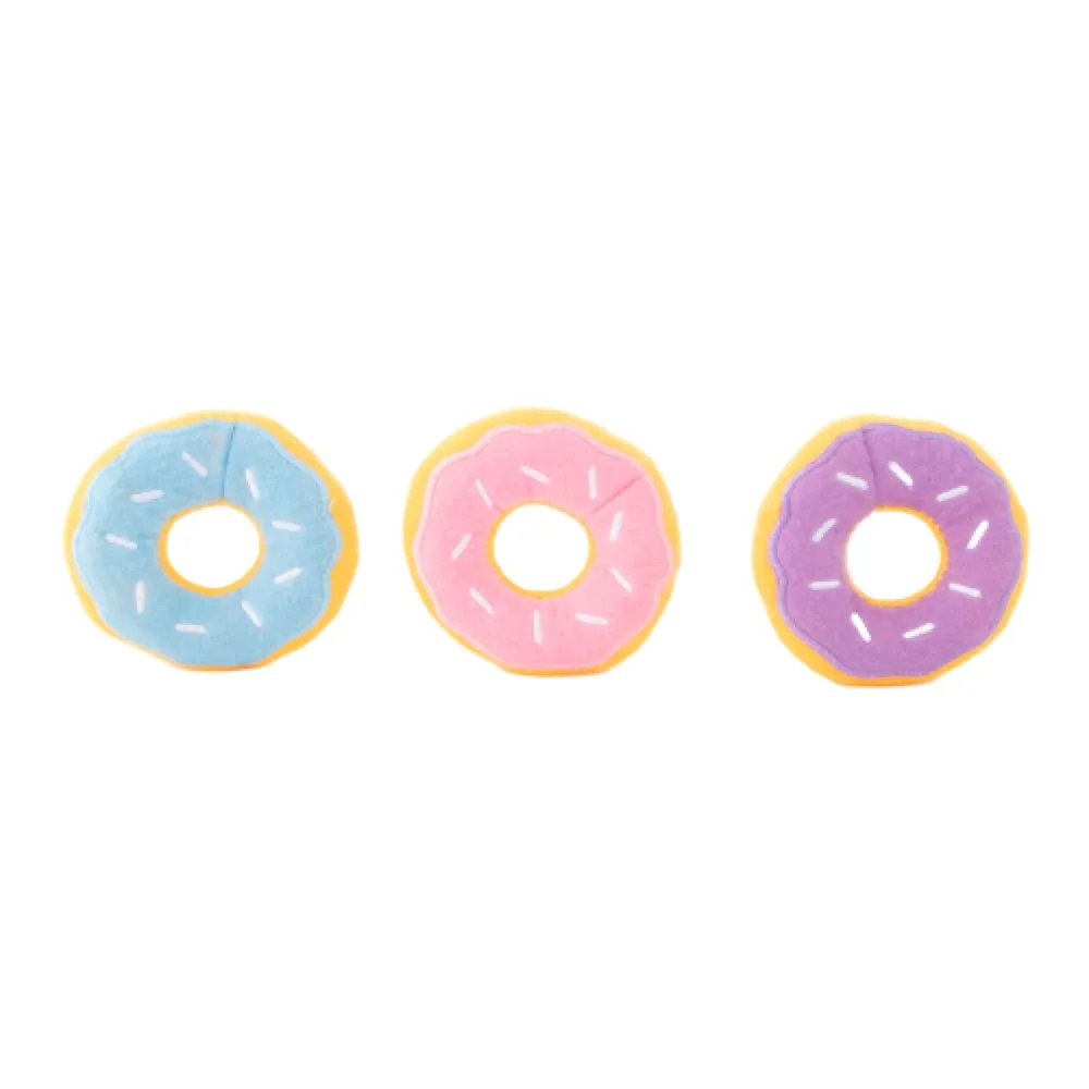 ZippyPaws Miniz Easter Donutz 3-Pack Dog Toys